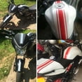 thumbnail image 4 of 50cmx4.5cm Motorcycle Tank Fairing Cowl Decal Sticker Rennfahrer - Black, 4 of 8