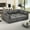 Grey, variant on Harper & Bright Designs Modular L-Shaped Sectional Sofa Bed with Movable Ottoman, Chenille Reversible Convertible Sofa with 2 USB Charging Ports for Living Room Small Spaces Apartment, Light gray