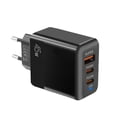 thumbnail image 1 of WAITLOVER Cargador multipuerto tipo C con 2 puertos USB y cabezal de carga rápida de 3 puertos, 220 V*, 1 of 7