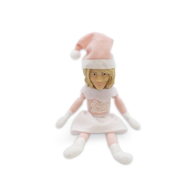 Martha Stewart Martha on The Mantel 10” Christmas Pink Plush