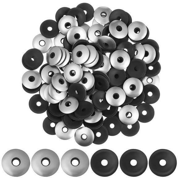 FRCOLOR 100pcs Bonded Sealing Washers Metal Epdm Bonded Fastener Washers Heavy Duty Rubber Washers Bolt Washers Screw Washers M5.5*19
