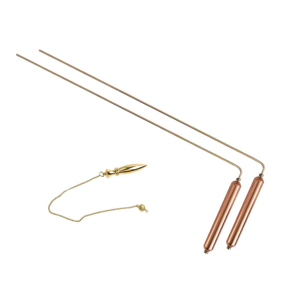 2 Pieces Pure Copper Metal Detecting Rods Metal Detector For Divination/Treasure Hunting Tools For Durable Copper