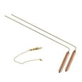 thumbnail image 4 of 2Pcs Copper Divining Rod Metal Detector + Pendant for Treasure Hunting Tools, 4 of 6