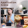 thumbnail image 3 of Black Puffer Makeup Bag for Women Puffy Quilted PU Leather Cosmetic Case Pouch Checkered Solid Toiletry Organizer Zipper Bags Small, 3 of 9