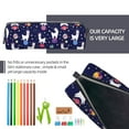 thumbnail image 5 of Sikiie Lama in Space Leather Pencil Case, Makeup Pouch, Zipper Pouch for Daily Essentials, Storage Organizer, Cosmetics and Stationary Bag, 5 of 7