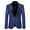 Dark Blue, variant on Men's Suit Slim Fit Business Wedding Party Outwear Blazer Jacket Silver L(L)