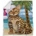 thumbnail image 1 of Summertime Joyeuses Fêtes Noël Chaton Chinois Li Hua sur Tropical, 1 of 3