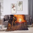 thumbnail image 2 of Throw Blanket 50x60 Inch,Halloween Horror Autumn Flannel Soft Cozy Fluffy Throw Blankets and Warm Throws for Adults in Couch Sofa Bed 60x50 Inch, 2 of 5