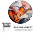 thumbnail image 3 of mmirethe Electric Guitars Bridge Instrument Bridges Repairing Musical Playing Accessory for Concert Performance Rehearsal, 3 of 8