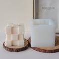 thumbnail image 5 of Gieenan 3D Cube Block Epoxy Resin Molds Table Ornament Mould Plaster Making Tool, 5 of 6