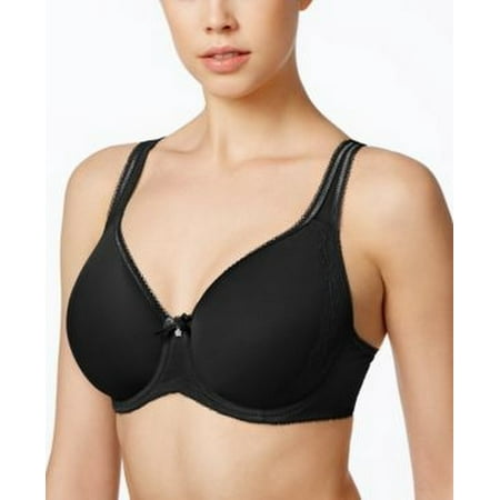 

Wacoal Retro Chic Seamless Underwire Contour Bra 853186 Size 36DDD: 36DDD/Black