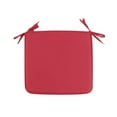 thumbnail image 2 of Sylchomon 16x16 Inch Solid Color Non-Slip Square Seat Pad with Tie Strings Lightweight Chair Protector Seat Cover for Indoor Outdoor Use, 2 of 6