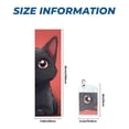 thumbnail image 3 of Lsque Cute Black Kitten Cartoon Printed Cooling Towel (40"x 12"), Ice Towel, Microfiber, Soft Breathable Chilly Towel for Yoga, Sport, Gym, Workout, Fitness, Running, 3 of 9
