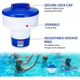 thumbnail image 3 of Floating Pool Dispenser,1pcs 8 Inch Adjustable Automatic Chlorine Doser Chlorine Dispenser, 3 of 5