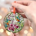 thumbnail image 4 of Hummingbird Suncatcher with Vibrant Flower Ornament, Decorative Window Hanging for Nature Lovers, Ideal Gift for Mom, Grandma, Bird Fans, Ornament 2025, Holiday 2025, Holiday, 4 of 5