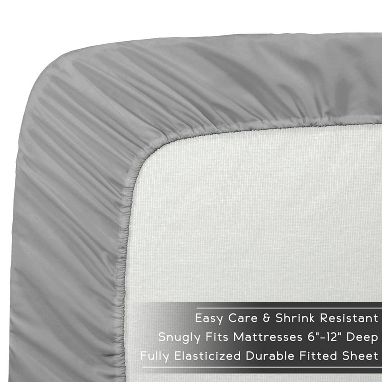 Bedsure Deep Pocket Twin Sheets Set - Fits Mattresses Up to 21 Thick, 3  Piece Air Mattress Sheets with Deep Pocket, Moisture Wicking Soft Cooling Bedding  Sheets & Pillowcases, Light Grey - Yahoo Shopping