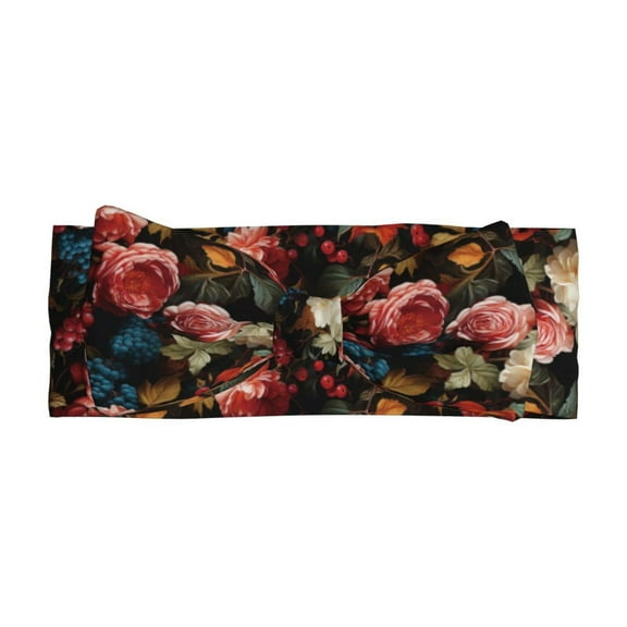 Balery Rose Flowers Pattern Baby Headbands Hairbands Hair Bow Elastics for Baby Girls Newborn Infant Toddlers Kids