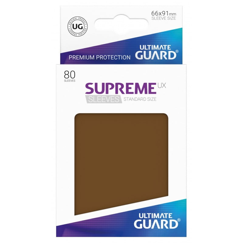 Standard Size 80 Piece Ultimate Guard Supreme UX Card Sleeves Matte Light Green 