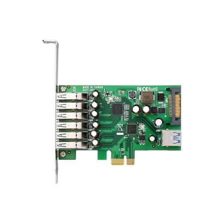 STARTECH.COM 7ポートUSB3.0増設PCIeカード ロープロファイル対応 PEXUSB3S7