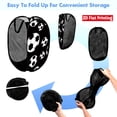 thumbnail image 2 of Basketball Print -Up Laundry Hamper, Mesh Foldable Dirty Clothes Basket with Handles for Bedroom and Dorm(E), 2 of 5