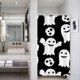 thumbnail image 3 of Halloween Ghost Shower Curtain Set Lovely Cartoon Ghosts Funny Trick or Treat Spooky Cute Decorative Shower Curtains for Kids Bathtubs Bath Waterproof Polyester Fabric with Hooks 36x72 Inches, 3 of 6