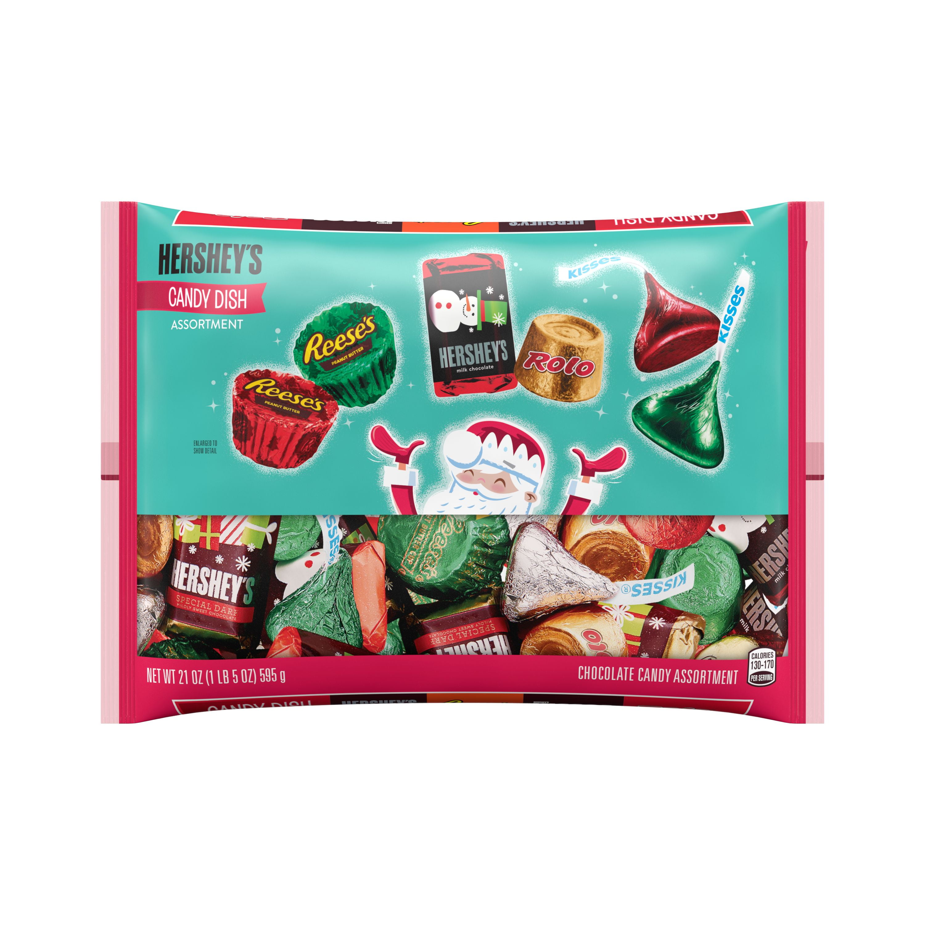 Hershey's Assorted Miniatures Candy, Holiday Candy Bag, 21 Oz