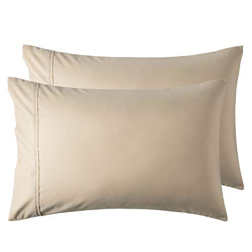 Bedsure King Size Pillowcases 2 Taupe King Pillow Cases Set of 2