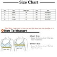 thumbnail image 2 of Fesfesfes Bras for Women Padded Shaped Bras Wire Free Side Lifted Underwear Bras Elegant Striped Printed Bras Gather Push Up Unwired Everyday Bras, 2 of 3