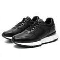thumbnail image 5 of CMR CHAMARIPA Height Increasing Shoes For Men - Black Leather Casual Sports Shoes 8CM / 3.15 Inches, 5 of 9