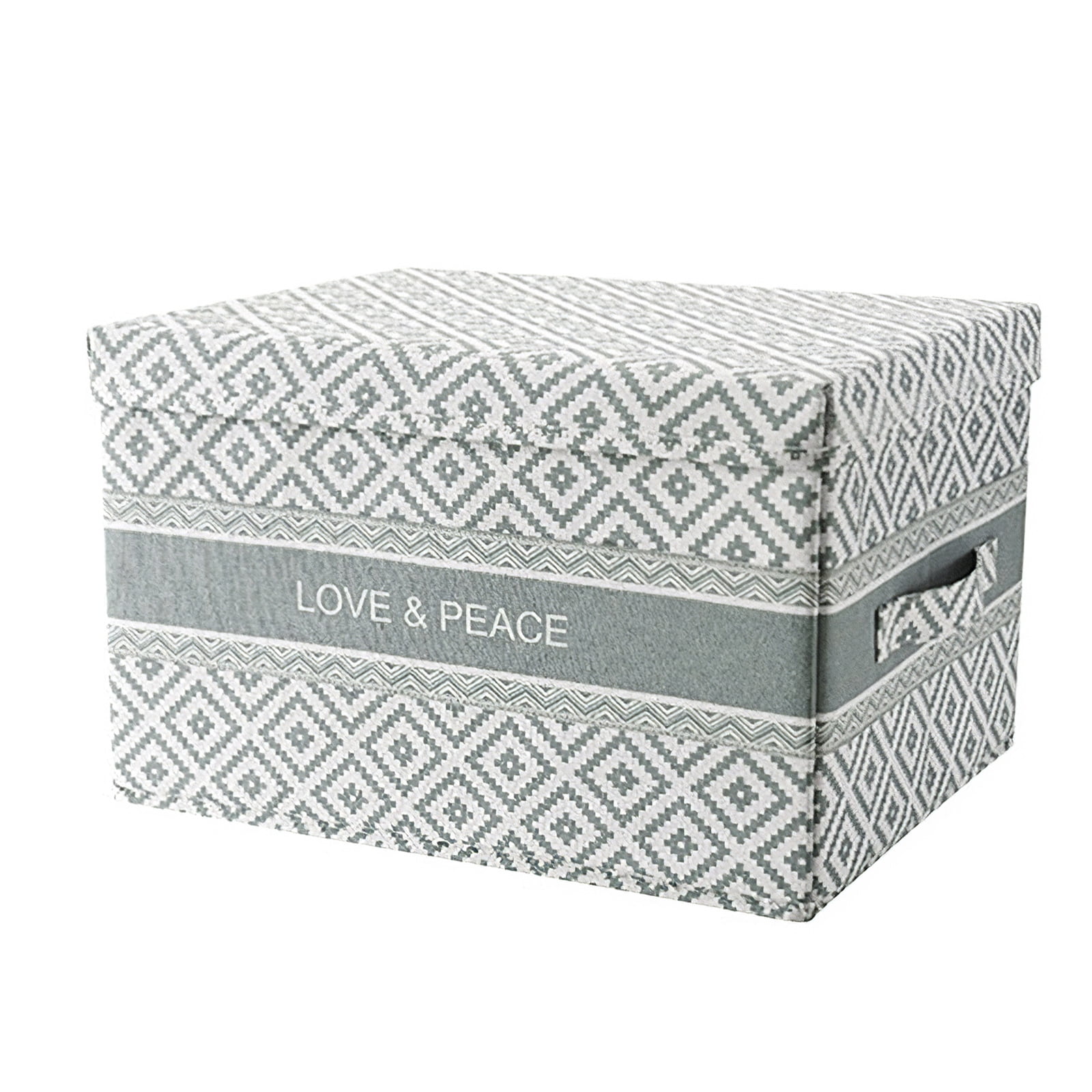 DeeCozy Large Closet Storage Bins Foldable Storage Baskets Fabric Storage Basket Storage Fabric Box Large Capacity Bins Clothes Organize Case Closet Box with Lids& Handles