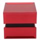 thumbnail image 5 of Caja De Regalo Del Anillo, Caja De Regalo De La Joyería Que Se Reúne El Lujo Rojo Del Rectángulo Interior Para El Compromiso, 5 of 7