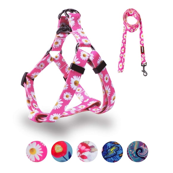 Juego de arneses para perros QQPETS, ajustables y resistentes, para perros