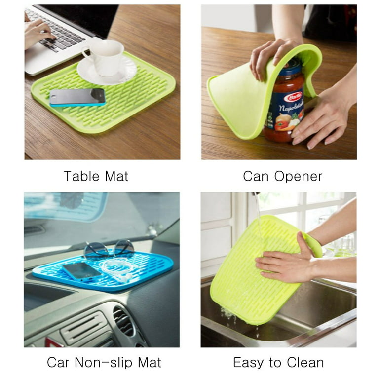 9 X 12 Silicone Trivets Mats Heat Resistant Hot Pads For Kitchen Counter  Spoon