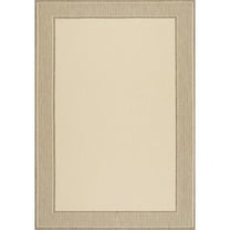 nuLOOM Gris Border Indoor/Outdoor Area Rug, 5' 3" x 7' 6", Beige