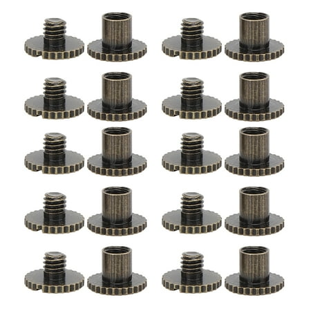 

Fasteners Easy To Use Large Capacity High Quality 10Pcs Flat Head Rivets For Home DIY Tools Bronze