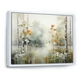 thumbnail image 2 of Designart "Woods in Minimalist Style I" Landscapes Floater Framed Wall Art Living Room, 2 of 7