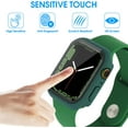 thumbnail image 2 of 20 Pack Case for Apple Watch Series 6/5/4/SE 44mm with Tempered Glass Screen Protector, Ultra-thin Shockproof Hard PC Protective Cover, All-around Edge Bumper Compatible with iWatch 44mm, 2 of 5