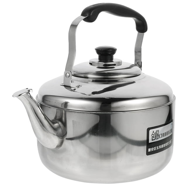 LEEYNEER Bouilloire Théière Sifflante en Acier Inoxydable pour Cuisinière Électrique Véhicule Récréatif Extérieur