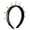 Black, variant on FENOHREFE Punk Headband With Rivets Headpieces Party Headwear Hairpieces Vintage Hair Accessory For Women