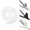 thumbnail image 4 of Injueey 1 Uds. Organizador de cables en Flexible, Protector de Cable de tubería de almacenamiento, enrollador de Cable de gestión, Type2 NO2, 4 of 6