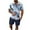 Navy, variant on cllios Mens Hawaiian Matching Set Summer Beach 2 Piece Outfits Palm Tree Zip Up Short Sleeve Shirts with Drawstring Shorts 2 PC Sets Casual Sports Suits