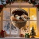 thumbnail image 3 of Artesanías Decorativas Adorno navideño de animales del bosque para árbol de Navidad, colgante acrílico de 8 cm para decoración festiva (1 unidad) Rkxzt, 3 of 9
