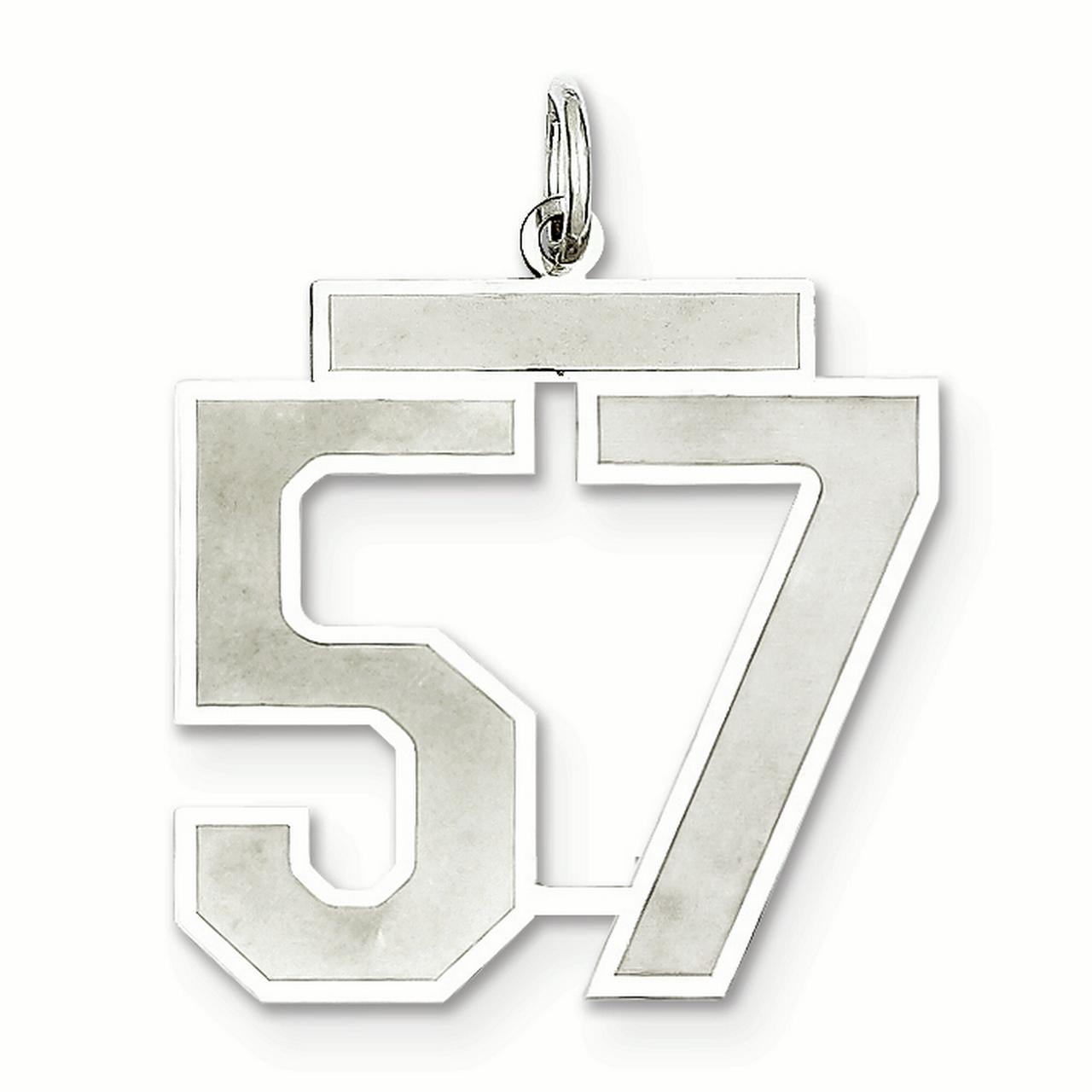 925 Sterling Silver Laser Etched & Polished Cross Cut-out Charm Pendant 25mm x 12mm 