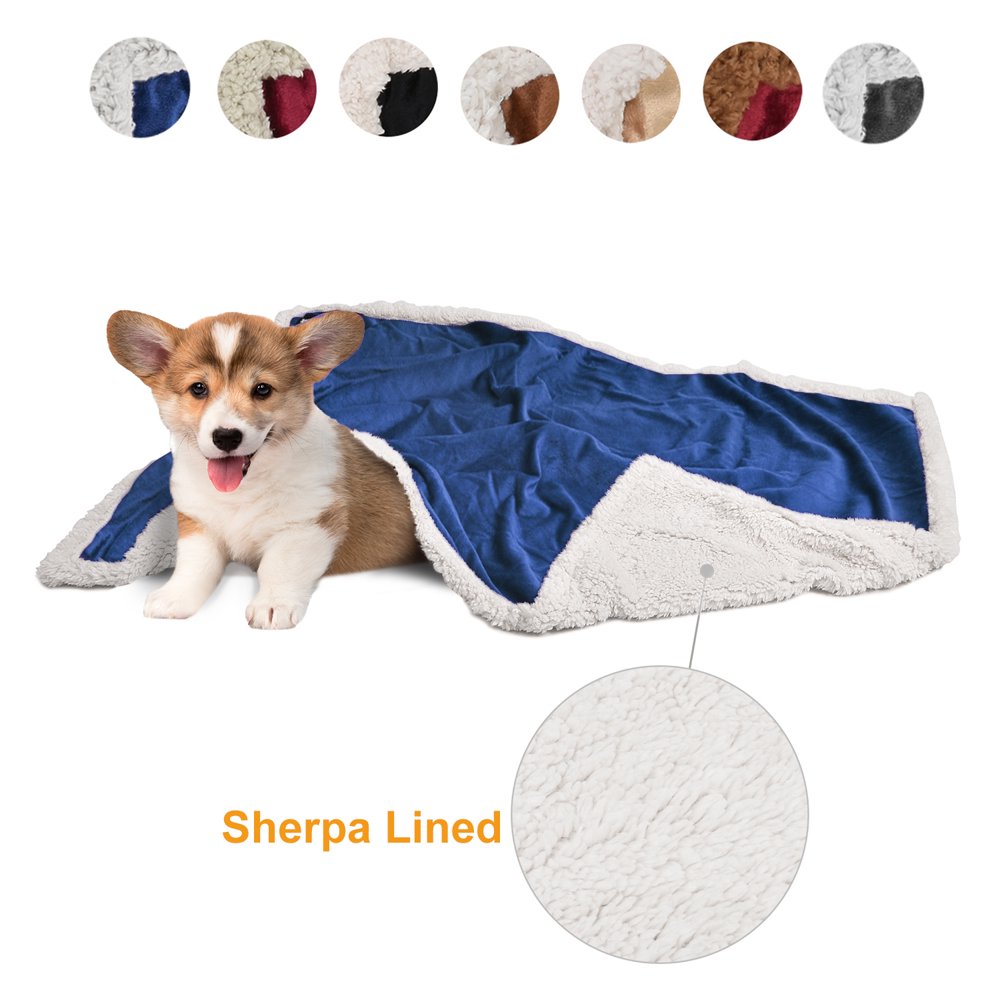 Puppy Blanket,Super Soft Sherpa Dog Blankets and Throws Cat Fleece