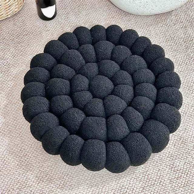 Inicio Cojines Sala de estar Tatami Tapetes de piso con mechones de 16 pulgadas Adecuado para sala de estar Oficina Mesita de noche Ventana Cojín de piso