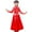 A, variant on Coerni Girls 𝐓ang Suit Dress Chinese Traditional New Year Red Suit A-Line Princess Dresses Floral Embroidery Warm Wedding Outfits