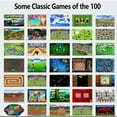 thumbnail image 3 of Beijue Rechargeable 16 Bit Handheld Game Console Toy for Kids with 3.0'' Color LCD 100 Games (Blue), 3 of 7