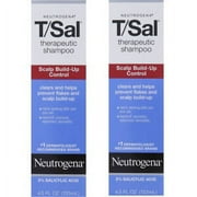2 Pack Neutrogena T/Sal Therapeutic Maximum Strength Shampoo 4.50 oz Each
