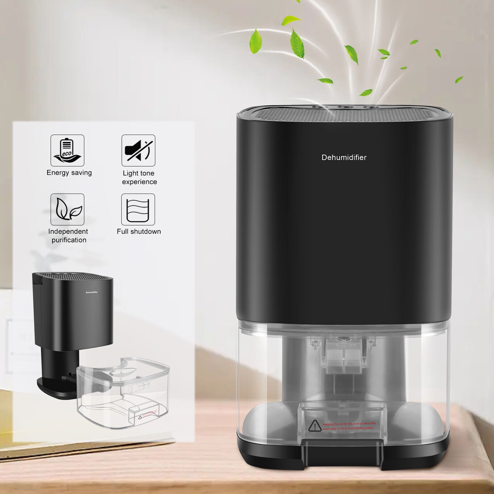 Electric Dehumidifier Tank Dehumidifier For Home Condensation Moisture Damp Portable Dehumidifier