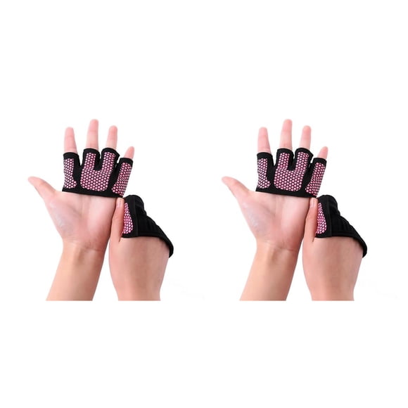 Sonducket Guantes antideslizantes para levantamiento de pesas, pinzas de mano transpirables para medio dedo, Protector de palma para gimnasio Type5 NO5 Sonducket CBP077236